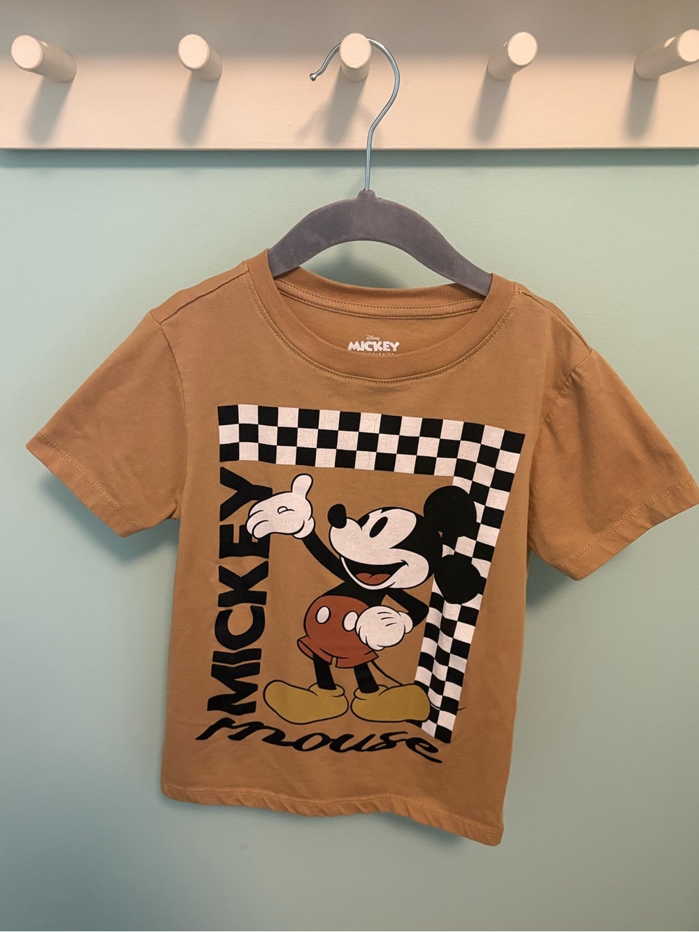 Disney Mickey Mouse Tan Kids Graphic Tee